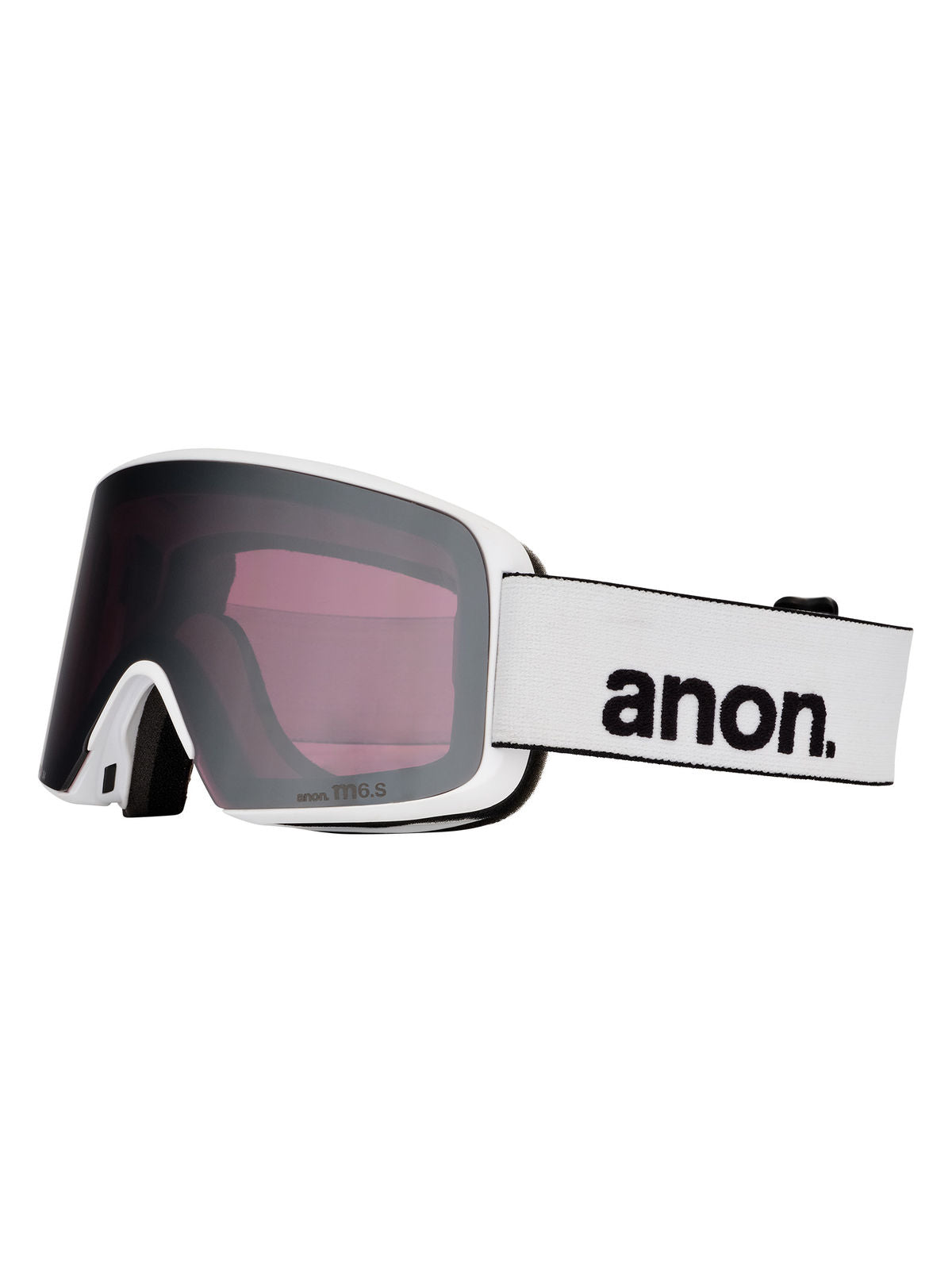 Anon M6S Goggles + Bonus Lens + MFI Face Mask - White / Perceive Sunny Onyx - Anon Magnatech Goggle - alternate view 3