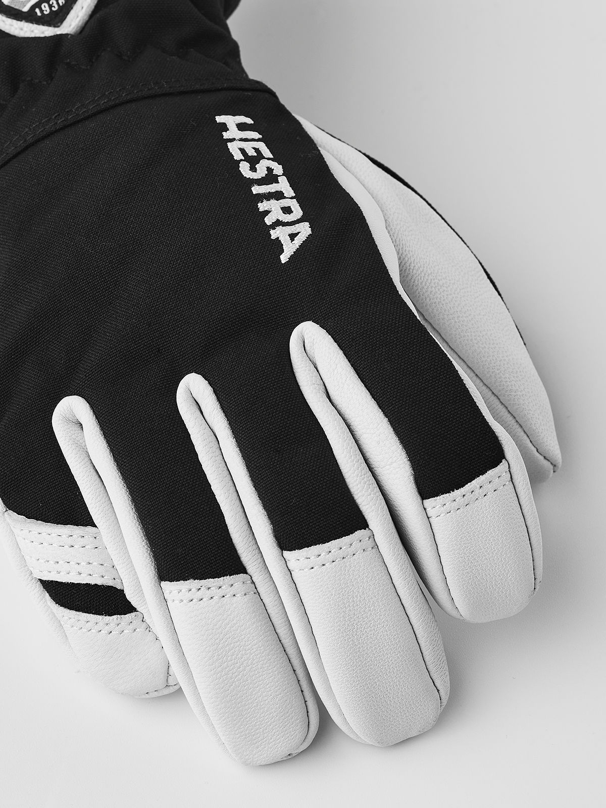 Kids' Hestra Heli Ski Jr. Glove - Black - Hestra Gloves - alternate view 2
