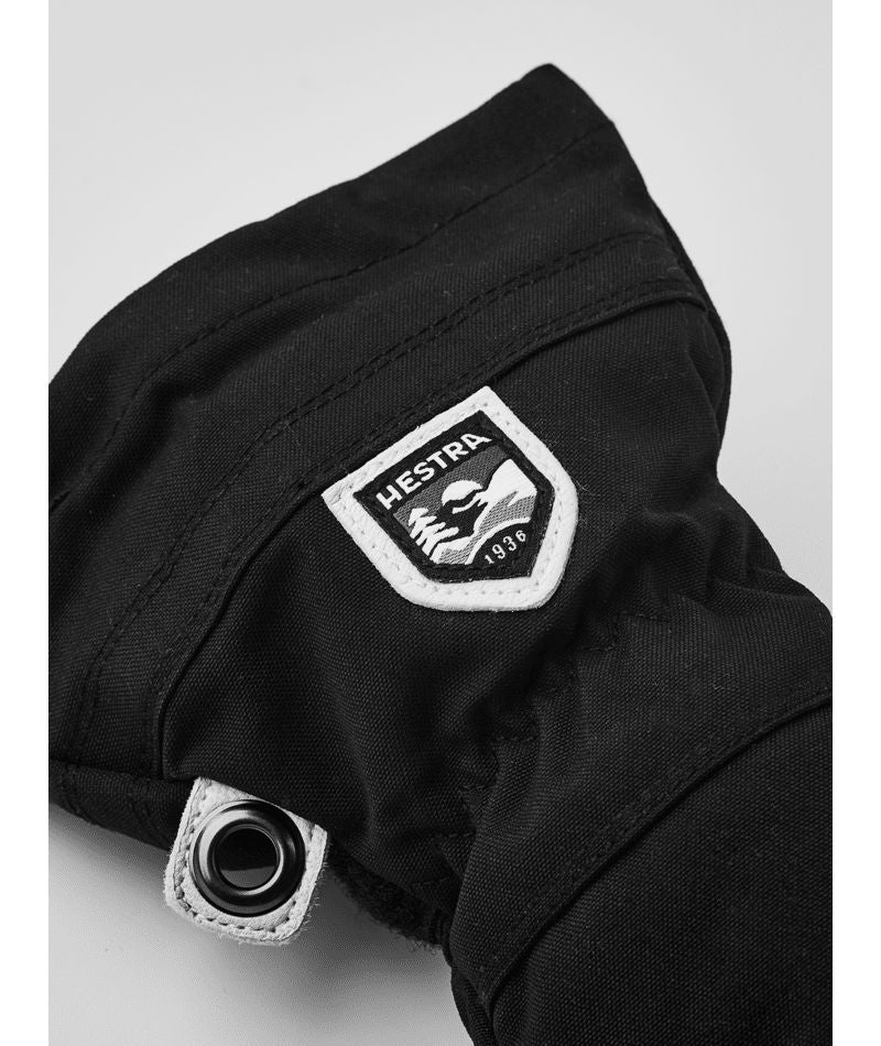 Kids' Hestra Heli Ski Jr. Mitt - Black - Hestra Mitts - alternate view 5