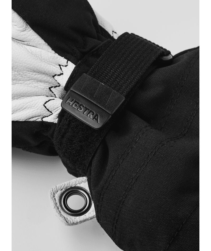 Kids' Hestra Heli Ski Jr. Mitt - Black - Hestra Mitts - alternate view 6