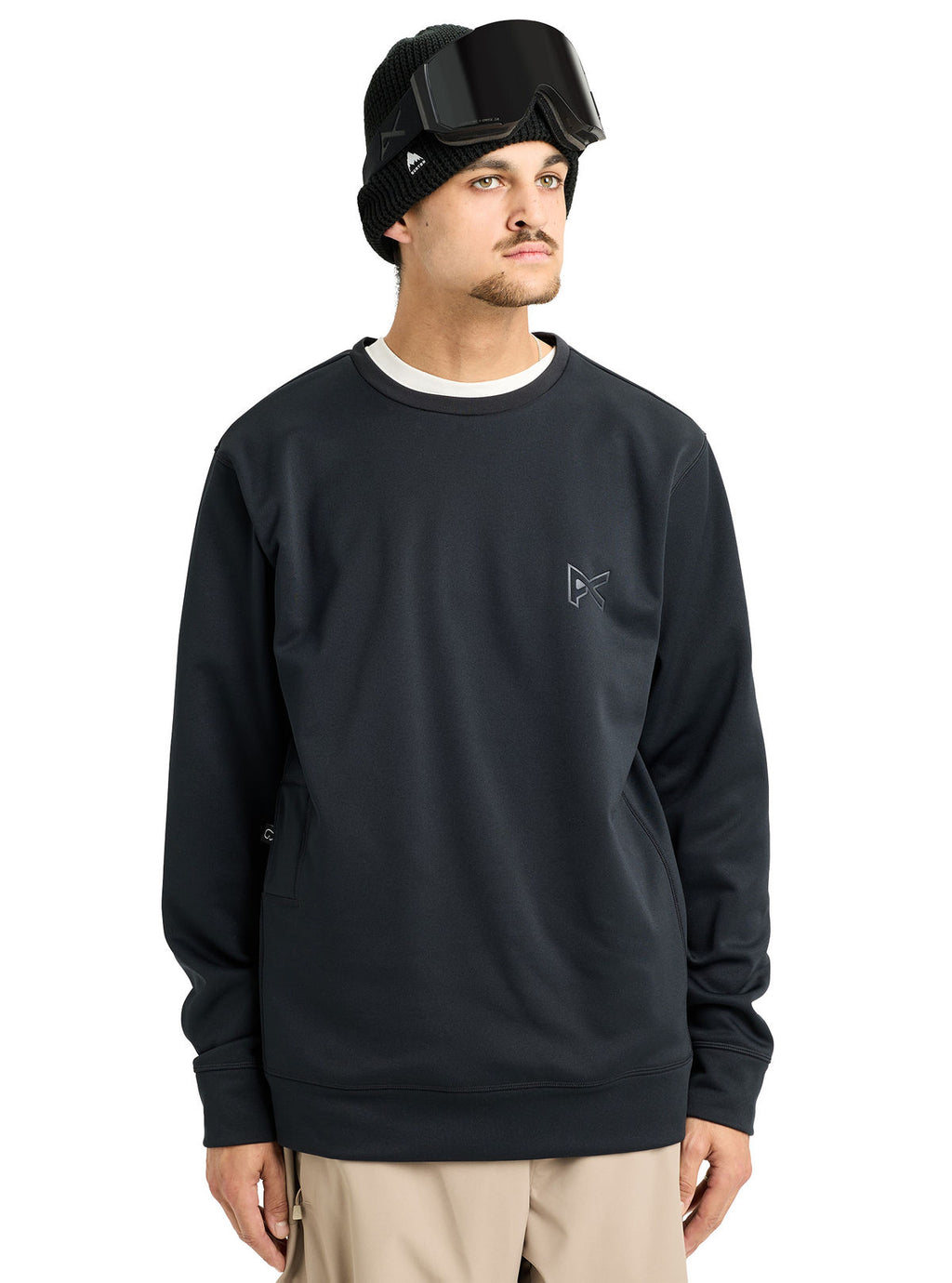 Anon MFI Pullover Crewneck - Black - Anon Crew Neck Apparel - alternate view 6