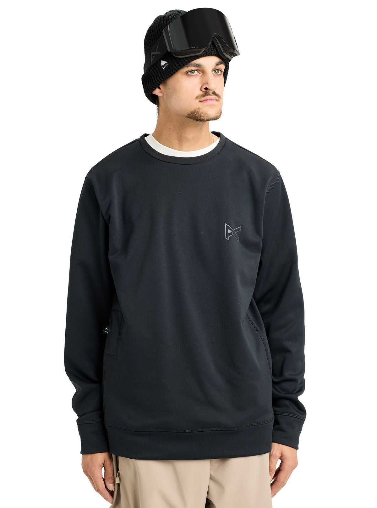 Anon MFI Pullover Crewneck - Black - Anon Crew Neck Apparel - alternate view 6