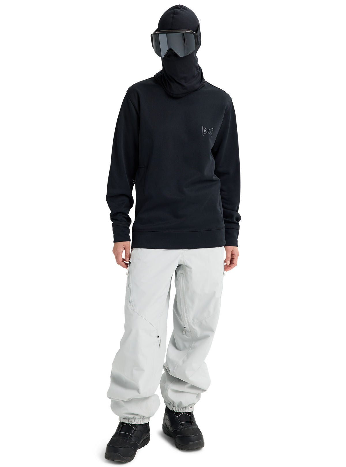 Anon MFI Pullover Crewneck - Black - Anon Crew Neck Apparel - alternate view 2
