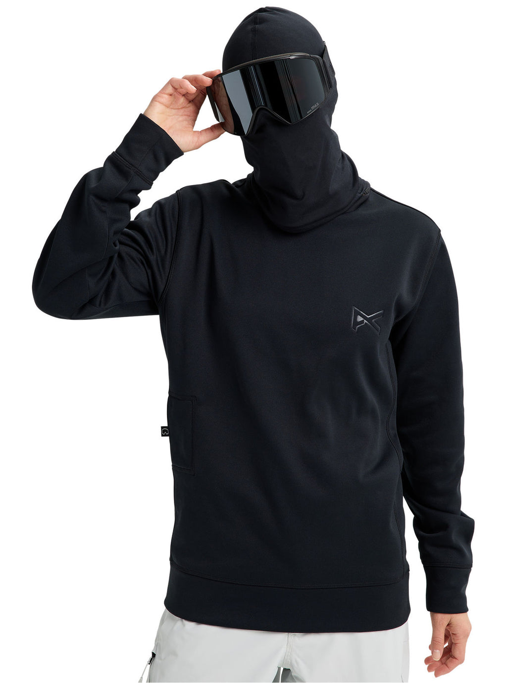 Anon MFI Pullover Crewneck - Black - Anon Crew Neck Apparel - alternate view 3