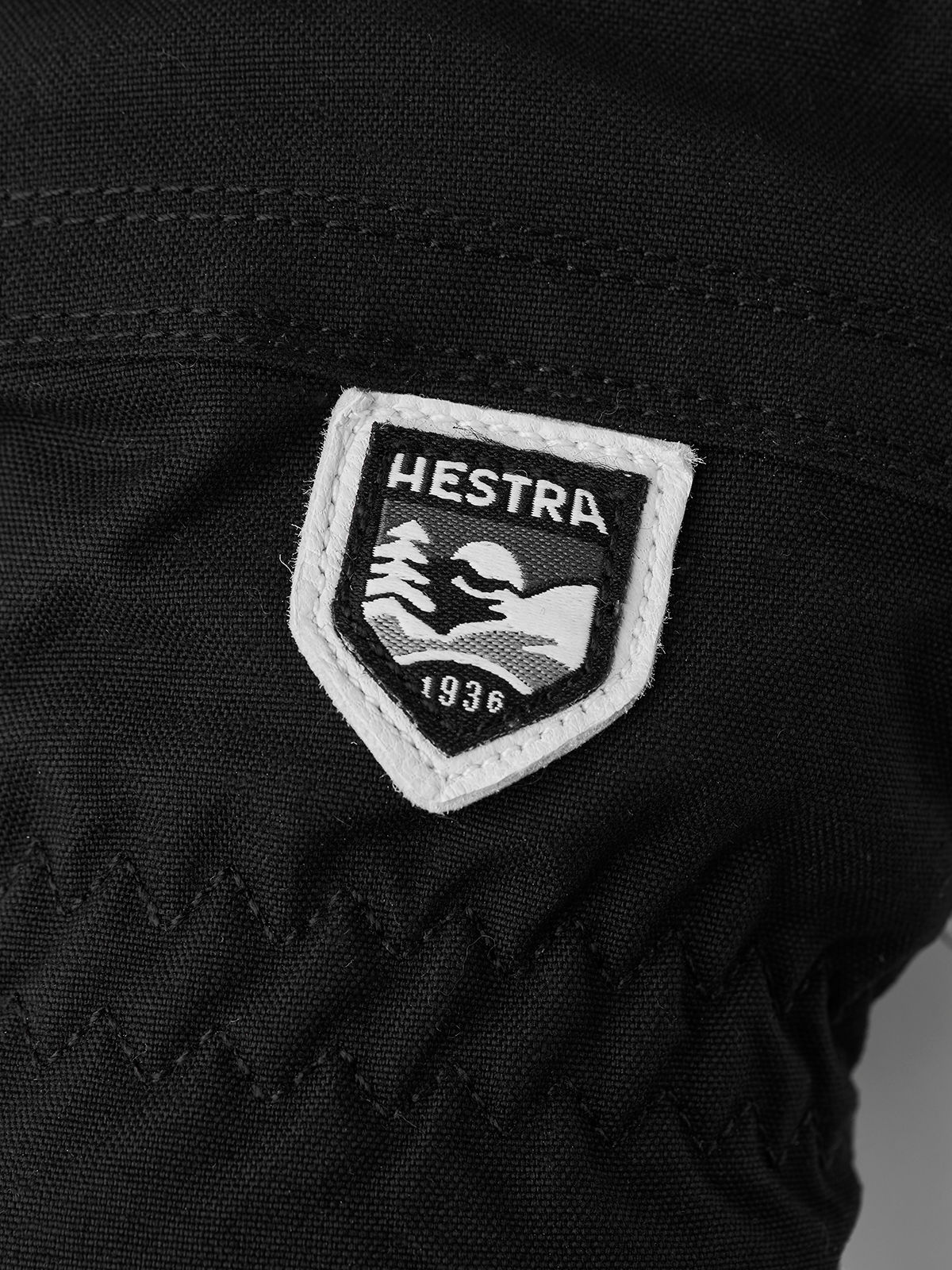 Women's Hestra Heli Ski Glove - Black/Off White - Hestra Gloves - alternate view 2