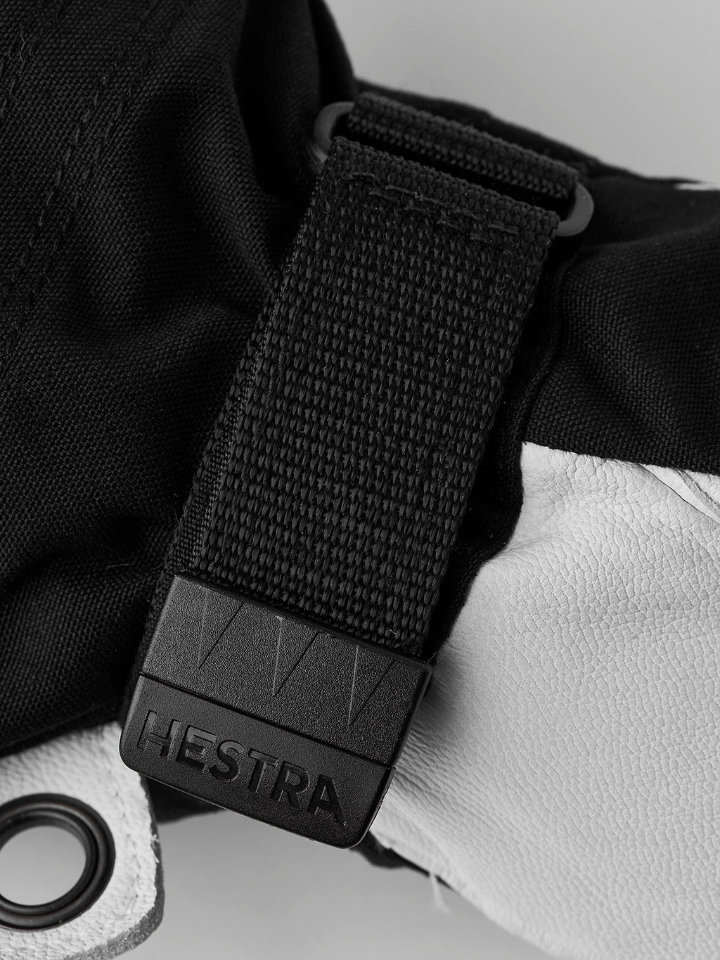 Women's Hestra Heli Ski Glove - Black/Off White - Hestra Gloves - alternate view 3