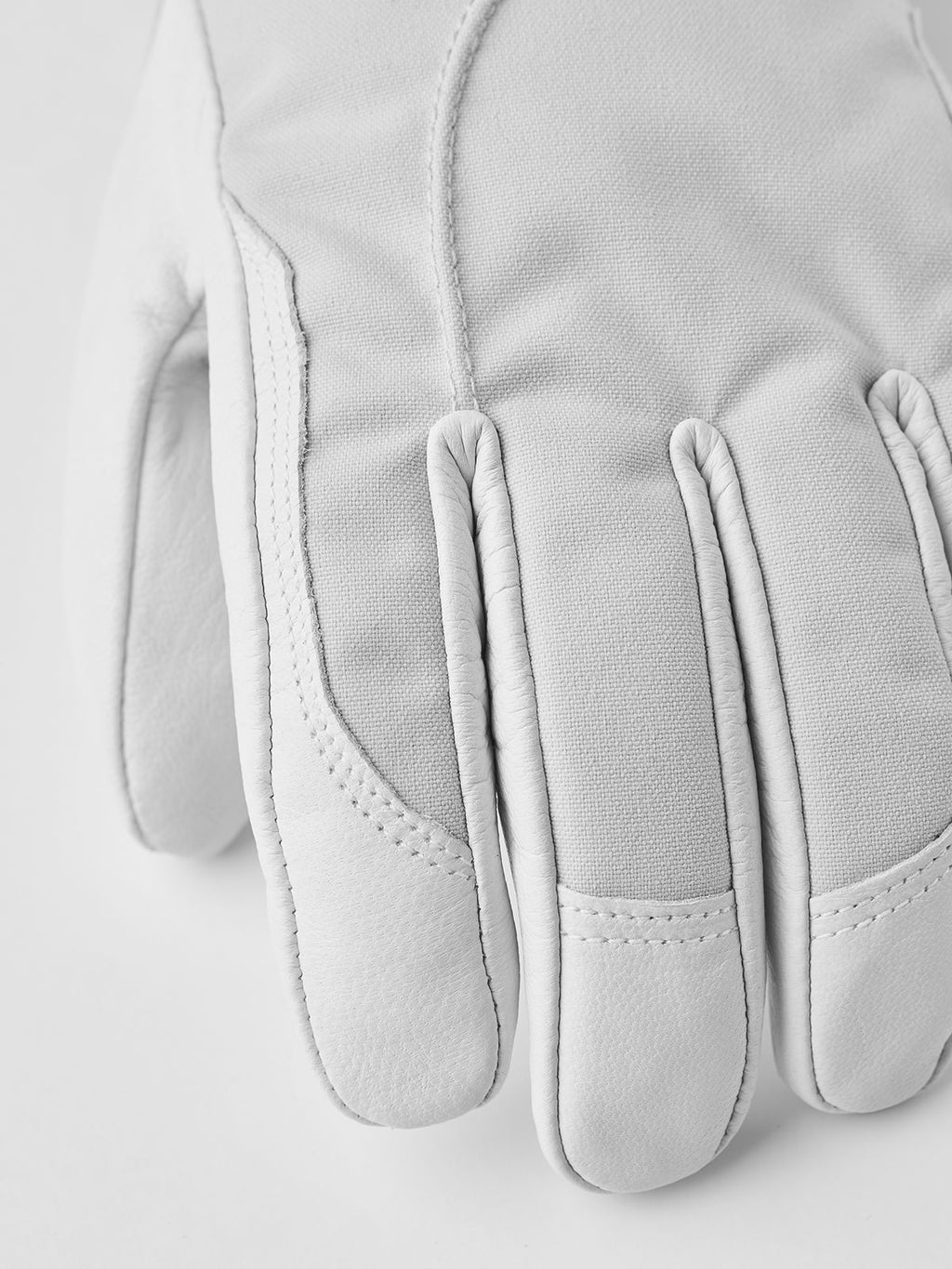 Women's Hestra Heli Ski Glove - Misty Grey/Off White - Hestra Gloves - alternate view 3