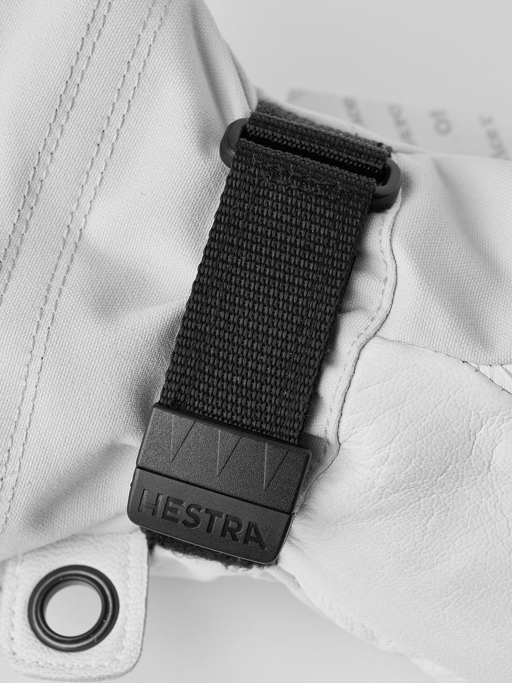 Women's Hestra Heli Ski Glove - Misty Grey/Off White - Hestra Gloves - alternate view 5