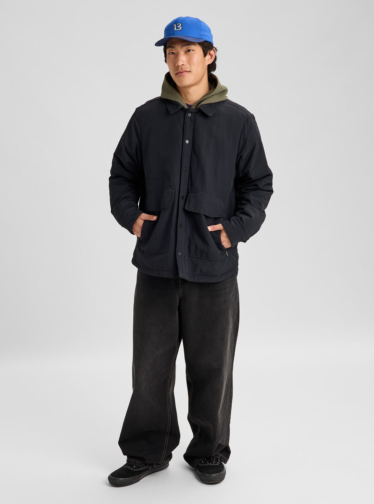 Men's Burton Garrick Insulated Jacket - True Black - Burton Jacket Apparel - alternate view 2