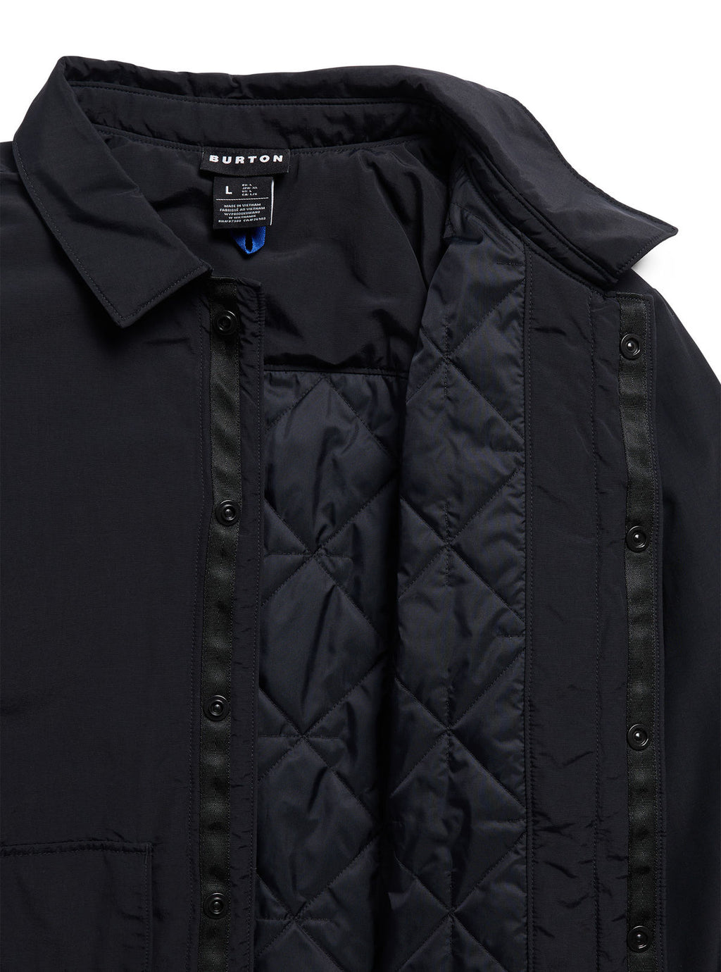 Men's Burton Garrick Insulated Jacket - True Black - Burton Jacket Apparel - alternate view 6