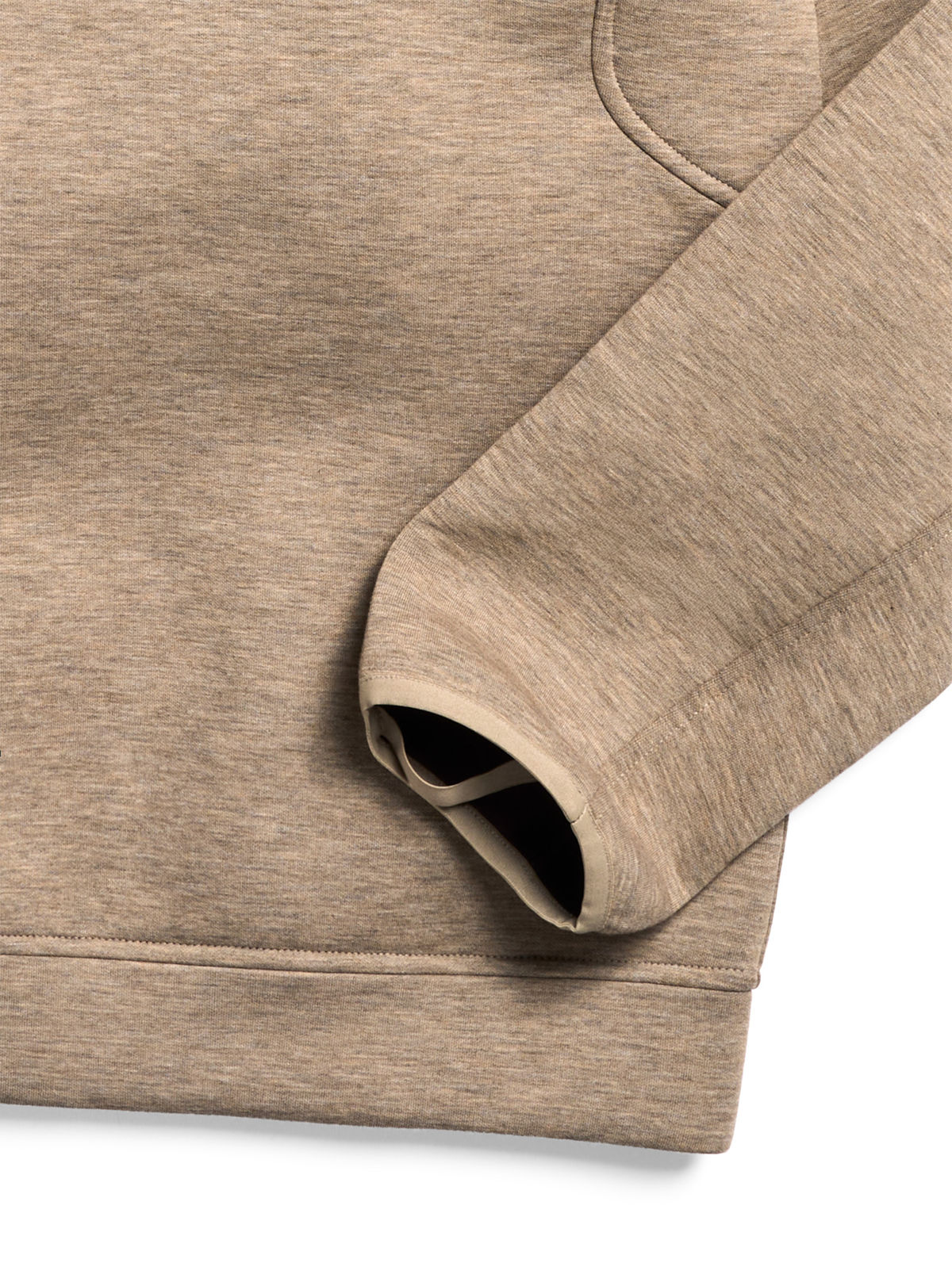 Men's Burton SpaceCloud Henley - Summit Taupe Heather - Burton Quarter Pullover Apparel - alternate view 2