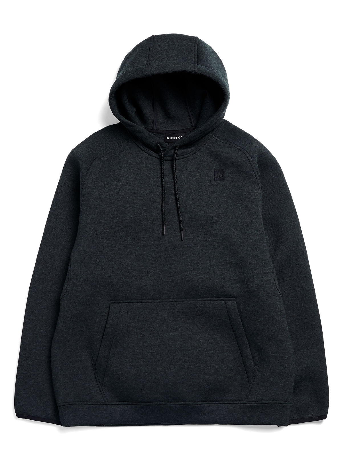 Men's Burton SpaceCloud Pullover Hoodie - True Black Heather - Burton Pullover Hoodie Apparel