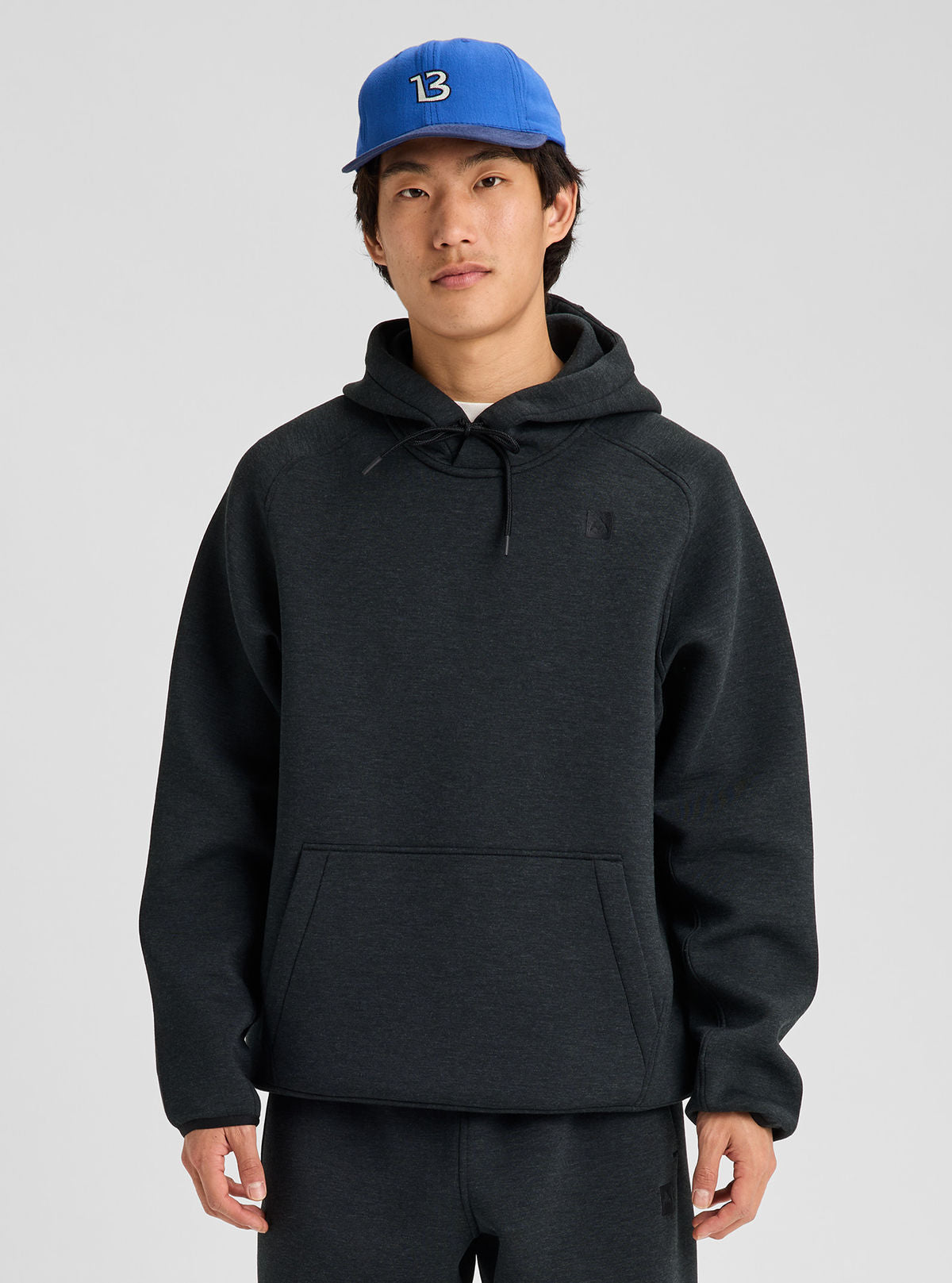 Men's Burton SpaceCloud Pullover Hoodie - True Black Heather - Burton Pullover Hoodie Apparel - alternate view 3