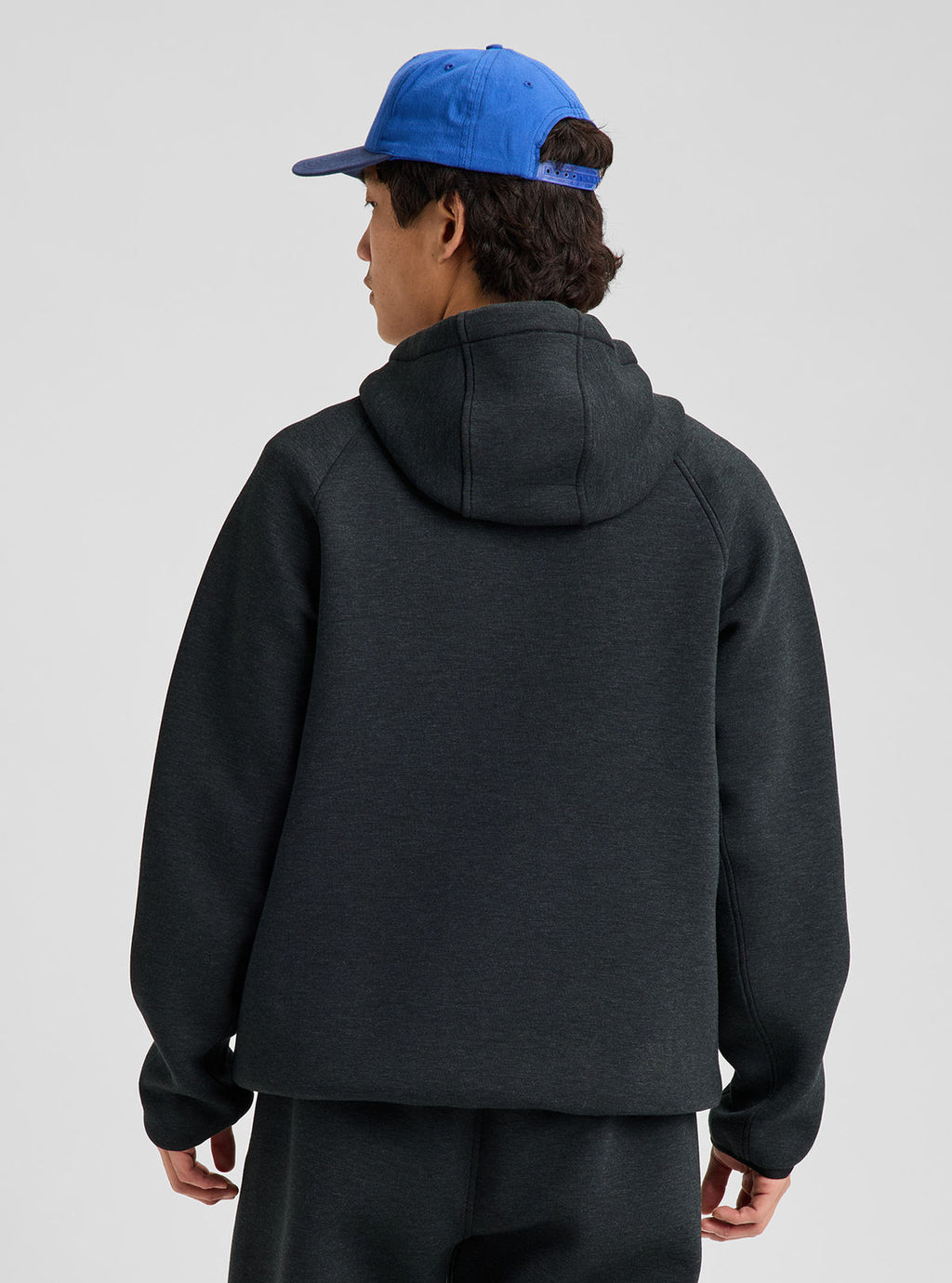 Men's Burton SpaceCloud Pullover Hoodie - True Black Heather - Burton Pullover Hoodie Apparel - alternate view 4