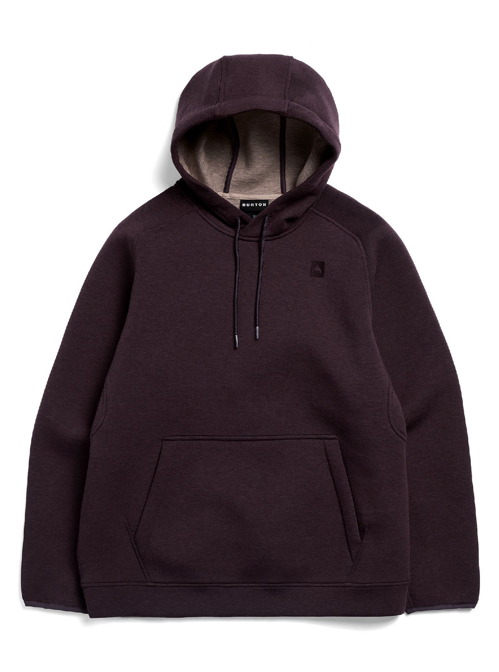 Men's Burton SpaceCloud Pullover Hoodie - Bear Hug Brown Heather - Burton Pullover Hoodie Apparel