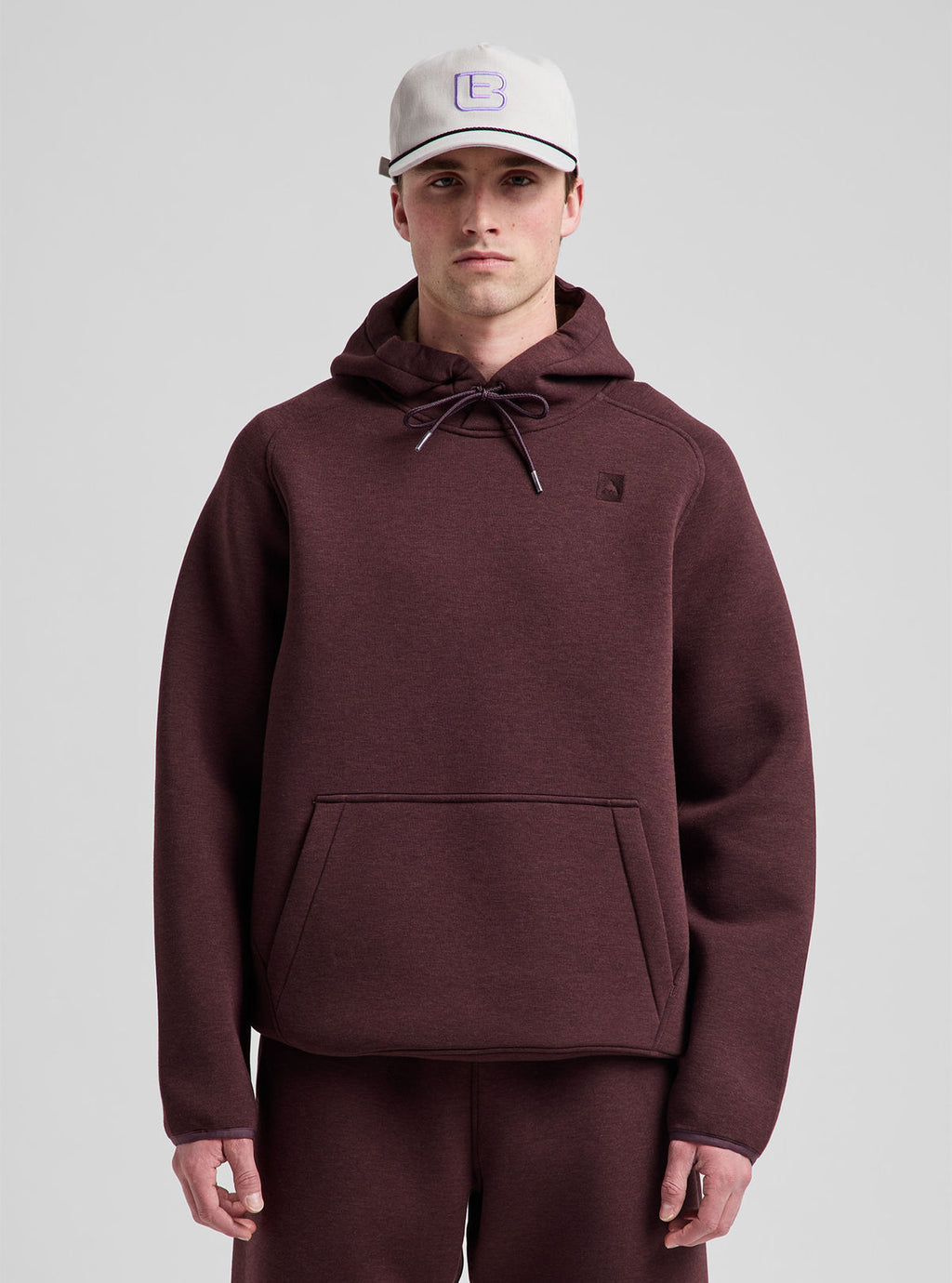 Men's Burton SpaceCloud Pullover Hoodie - Bear Hug Brown Heather - Burton Pullover Hoodie Apparel - alternate view 4