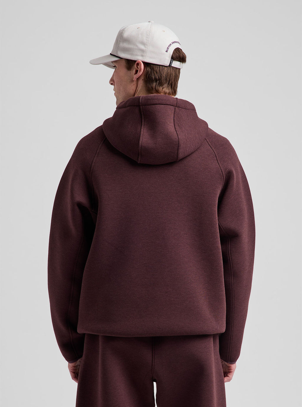 Men's Burton SpaceCloud Pullover Hoodie - Bear Hug Brown Heather - Burton Pullover Hoodie Apparel - alternate view 5