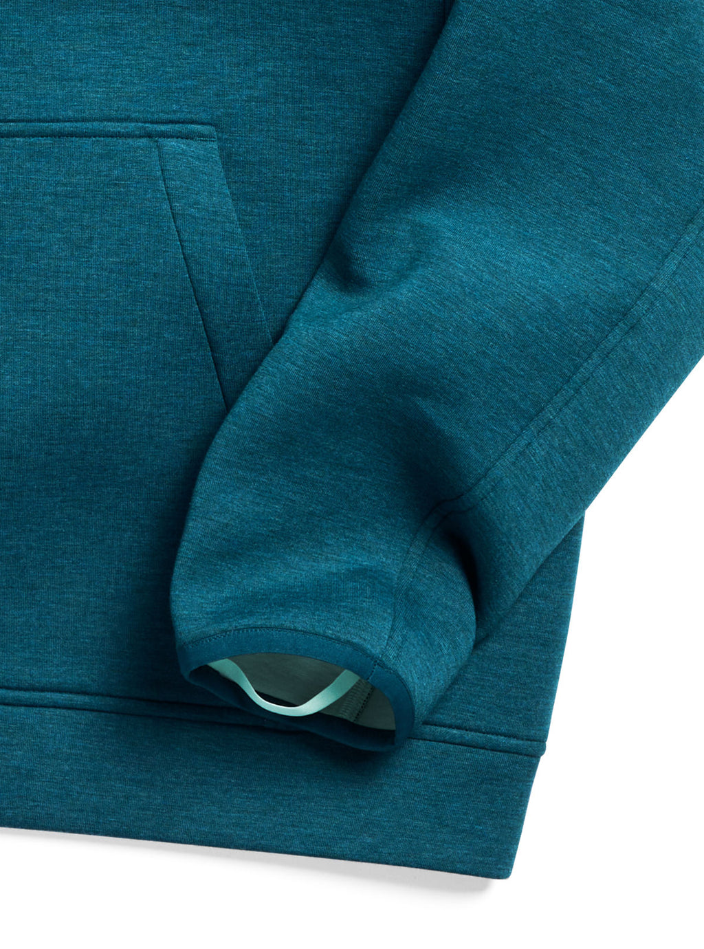 Men's Burton SpaceCloud Pullover Hoodie - Atlantic Teal Heather - Burton Pullover Hoodie Apparel - alternate view 6