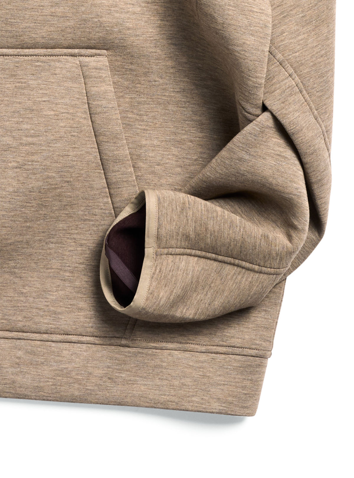 Men's Burton SpaceCloud Pullover Hoodie - Summit Taupe Heather - Burton Pullover Hoodie Apparel - alternate view 2
