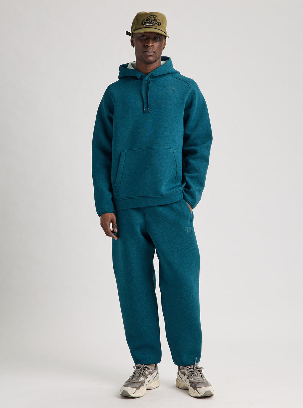 Men's Burton SpaceCloud Pants - Atlantic Teal Heather - Burton Pants Apparel - alternate view 3