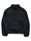 Women's Burton SpaceCloud 1/4 Zip Top - True Black Heather - Burton Quarter Pullover Apparel