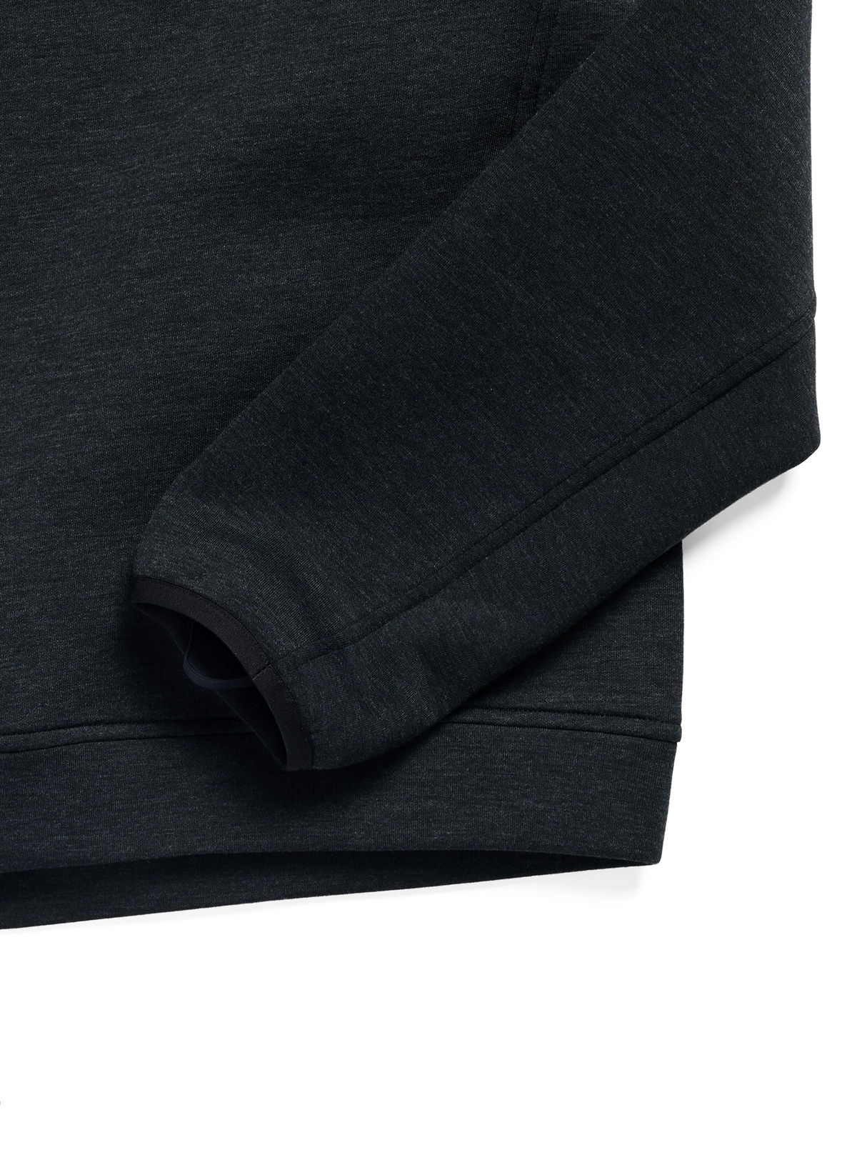 Women's Burton SpaceCloud 1/4 Zip Top - True Black Heather - Burton Quarter Pullover Apparel - alternate view 2