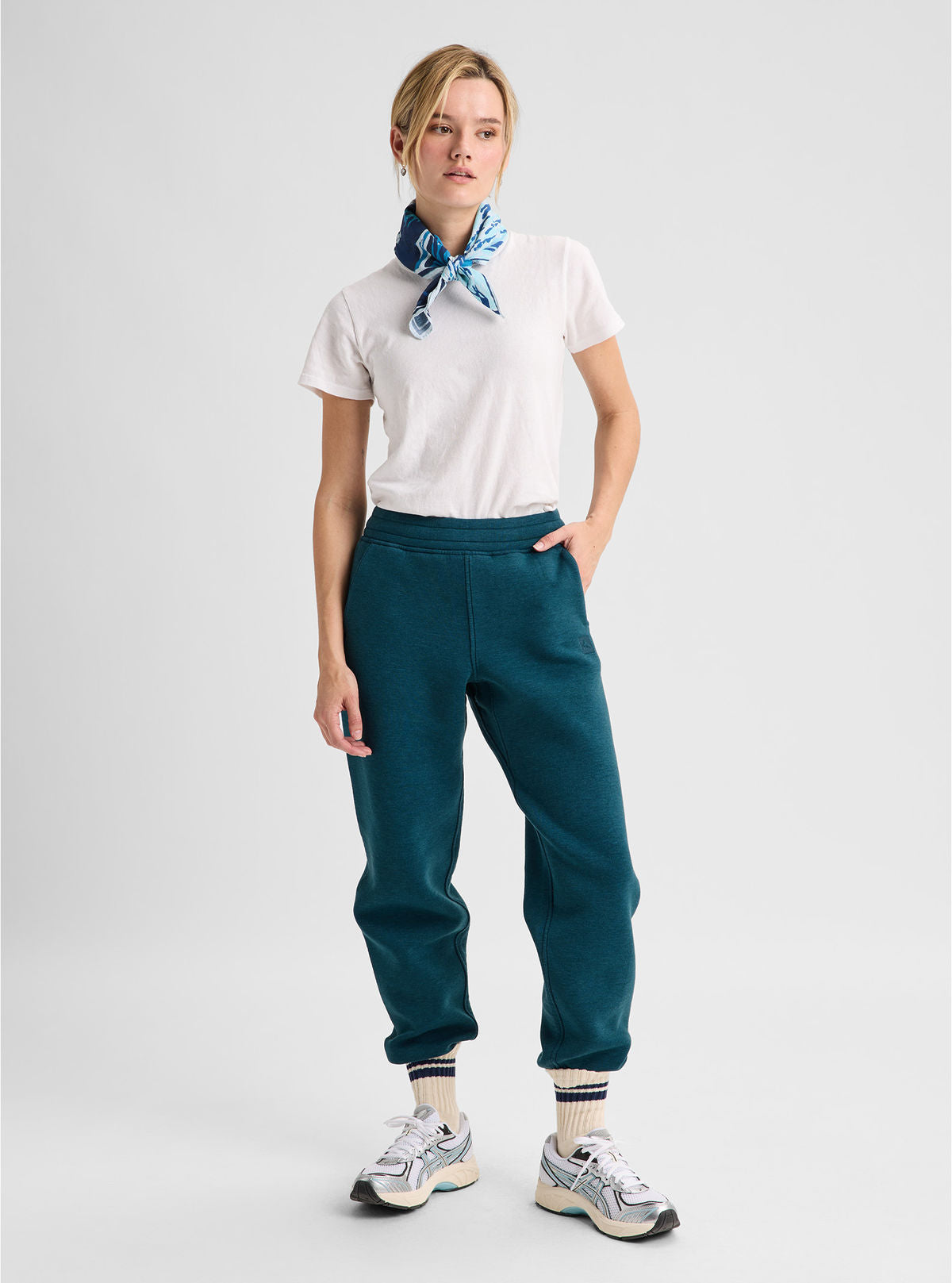 Women's Burton SpaceCloud Pants - Atlantic Teal Heather - Burton Pants Apparel - alternate view 3