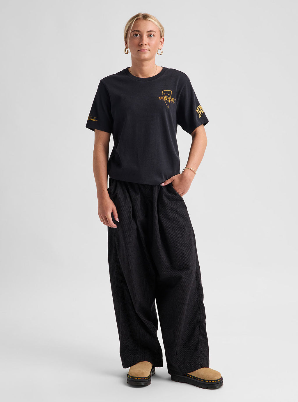 Burton Jason B Seven Short Sleeve T-Shirt - True Black - Burton SS Tee Apparel - alternate view 8