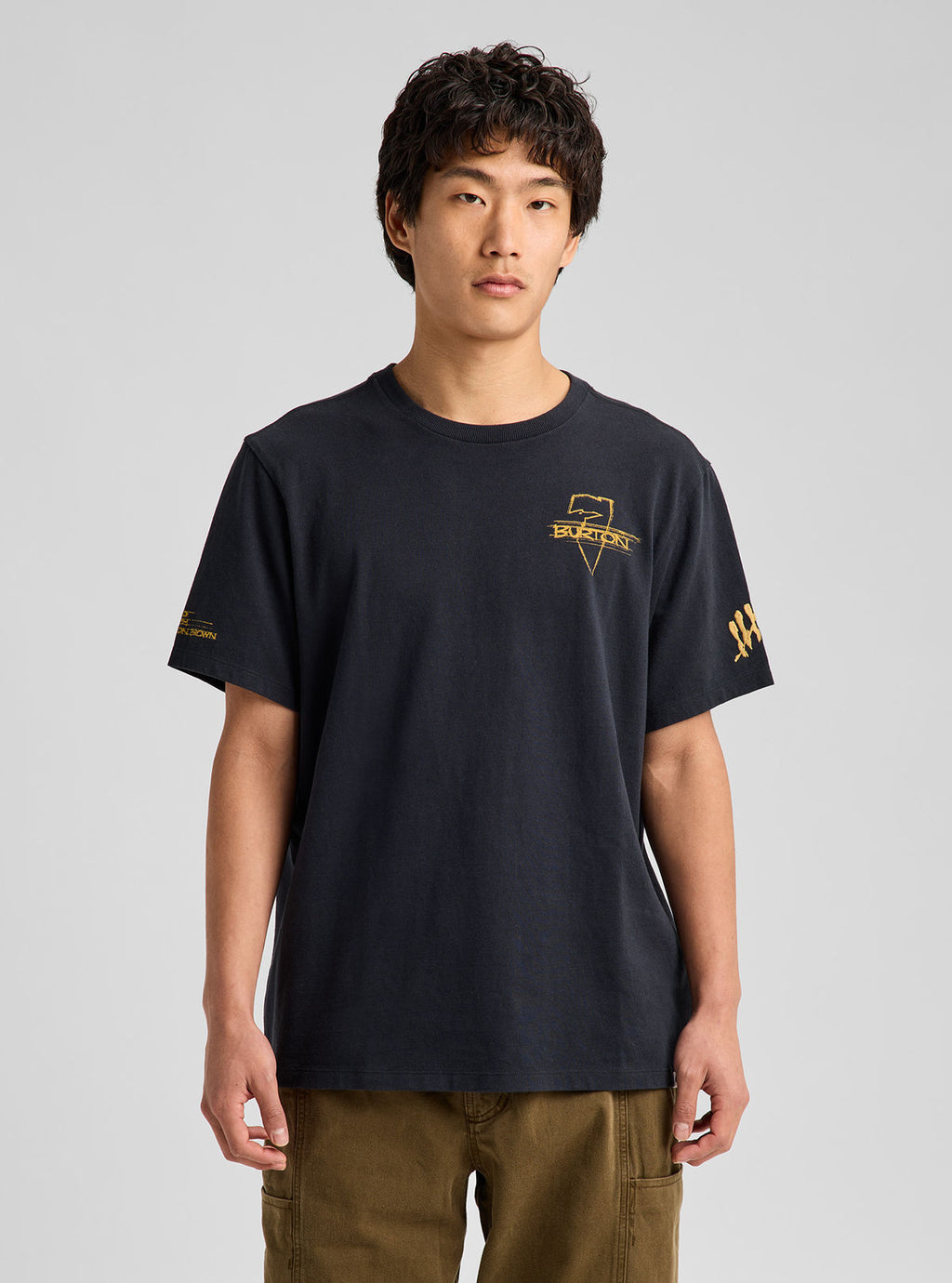 Burton Jason B Seven Short Sleeve T-Shirt - True Black - Burton SS Tee Apparel - alternate view 4