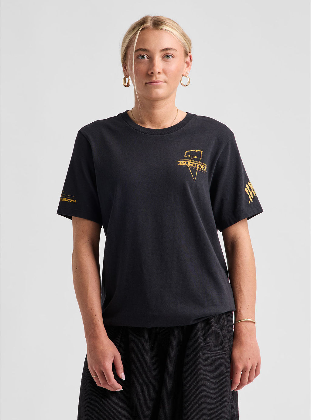 Burton Jason B Seven Short Sleeve T-Shirt - True Black - Burton SS Tee Apparel - alternate view 9