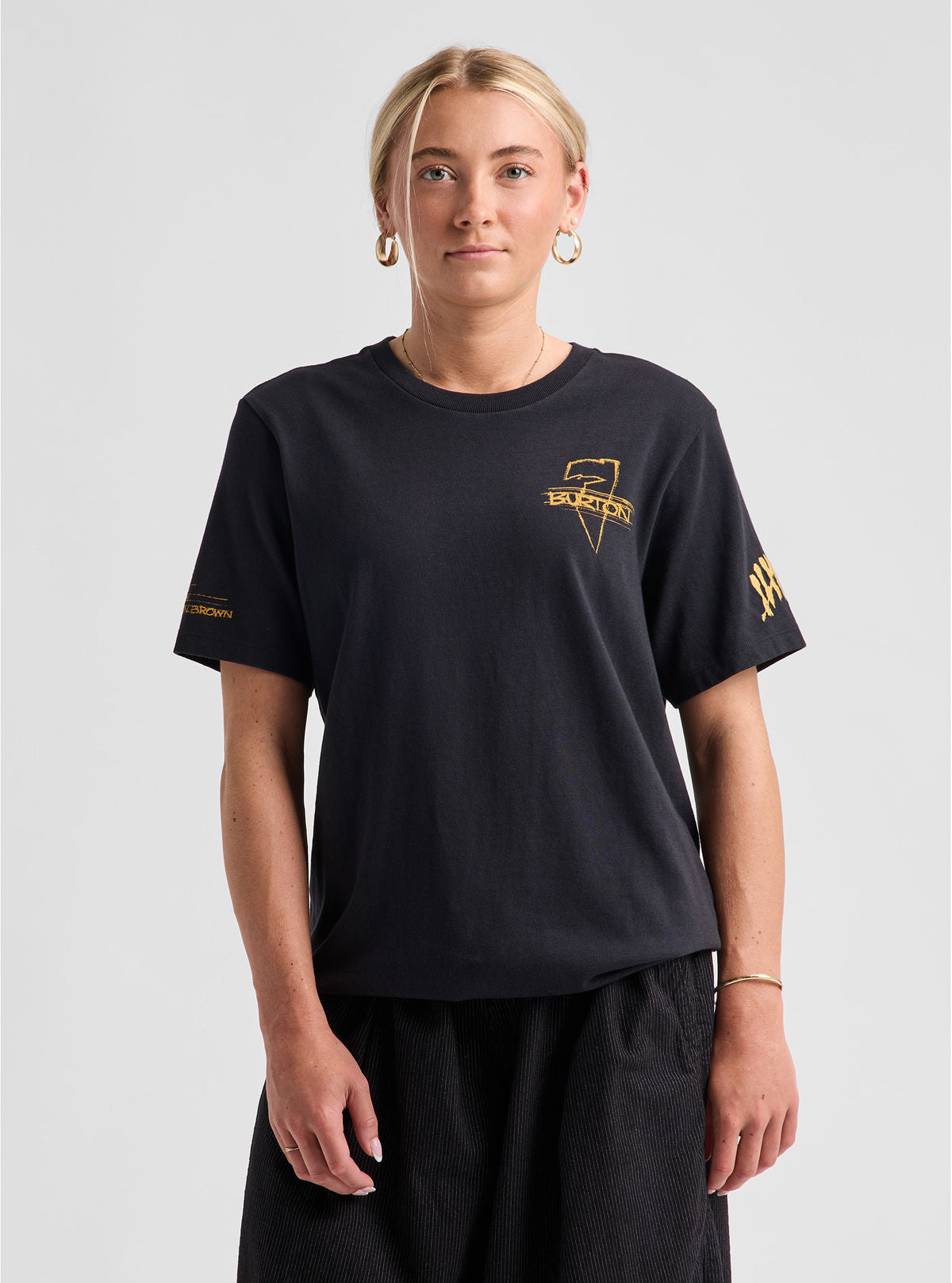 Burton Jason B Seven Short Sleeve T-Shirt - True Black - Burton SS Tee Apparel - alternate view 9
