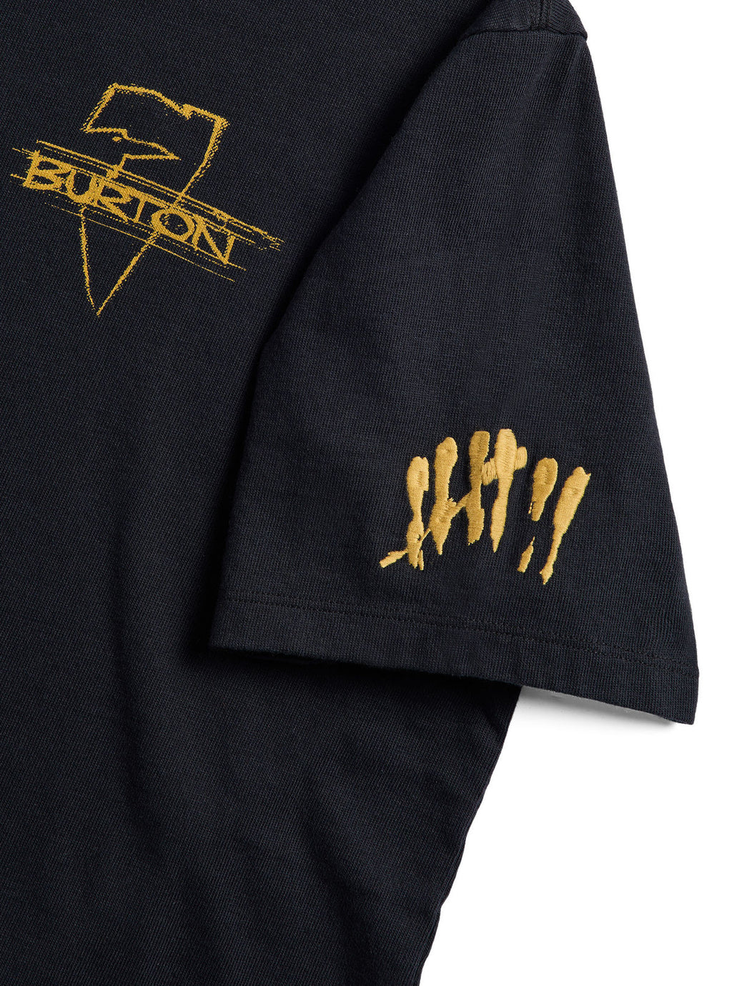 Burton Jason B Seven Short Sleeve T-Shirt - True Black - Burton SS Tee Apparel - alternate view 6