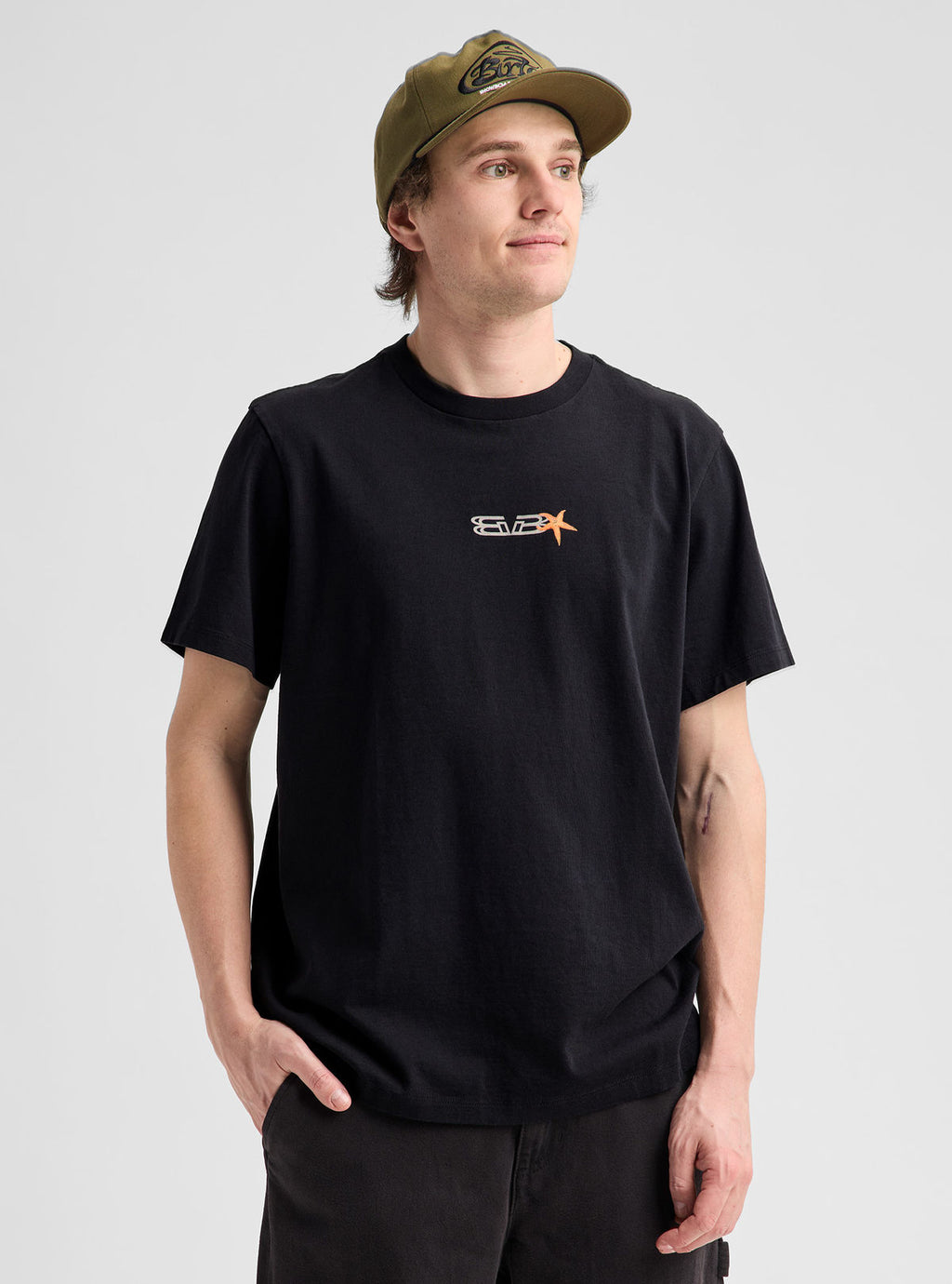 Burton Blossom 27 Short Sleeve T-Shirt - True Black - Burton SS Tee Apparel - alternate view 3