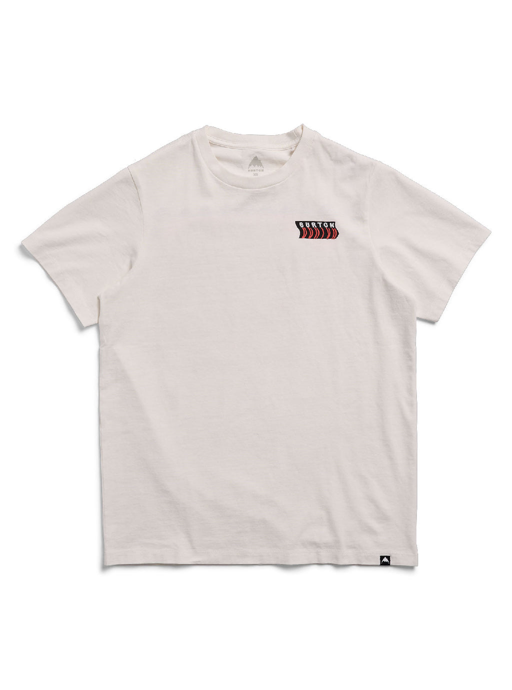 Burton Throwback 1992 Short Sleeve T-Shirt - Stout White - Burton SS Tee Apparel