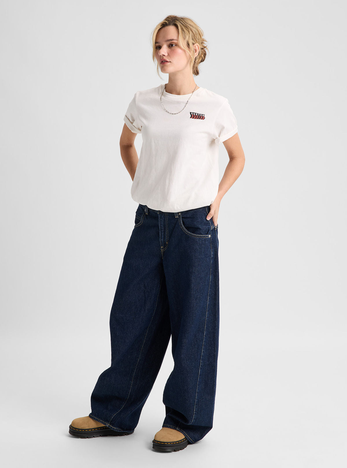 Burton Throwback 1992 Short Sleeve T-Shirt - Stout White - Burton SS Tee Apparel - alternate view 2