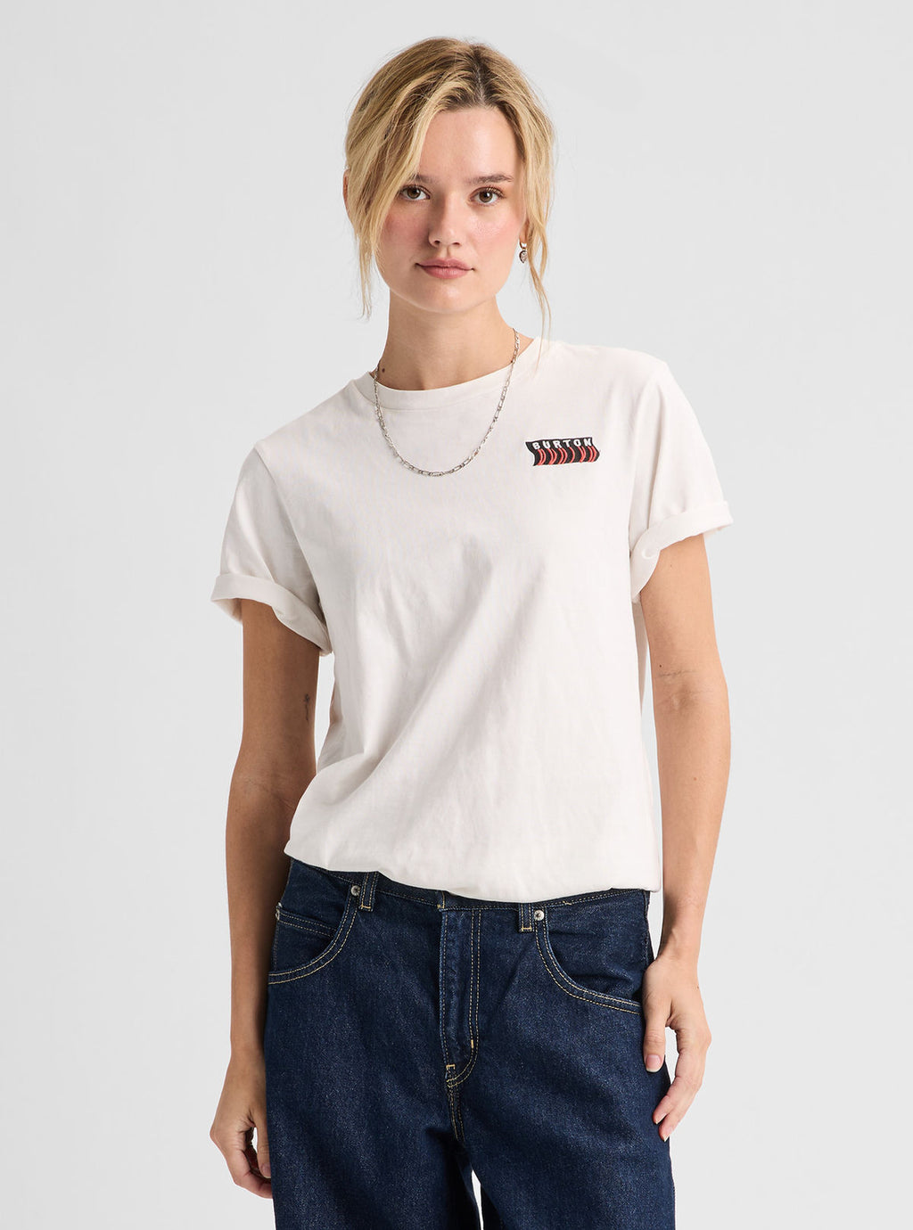 Burton Throwback 1992 Short Sleeve T-Shirt - Stout White - Burton SS Tee Apparel - alternate view 3