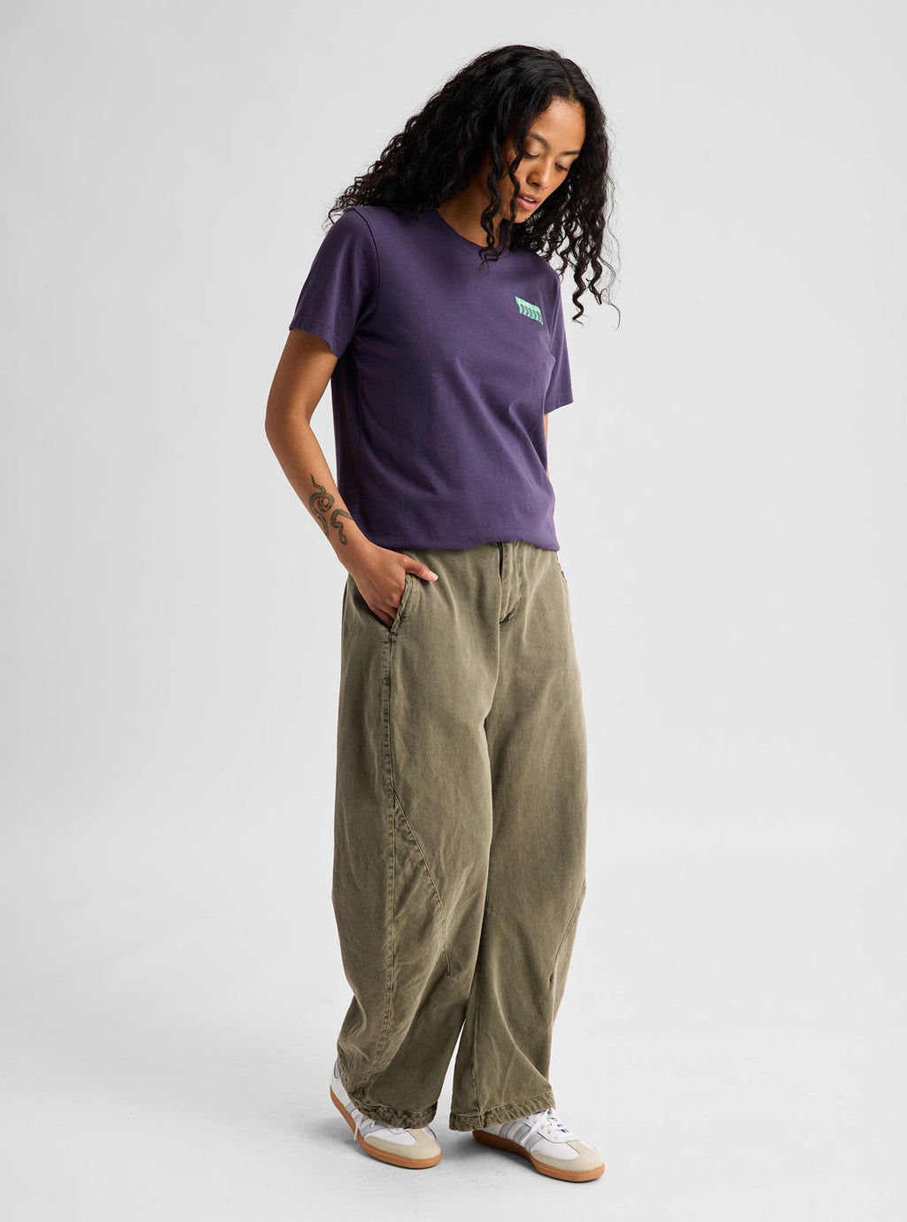 Burton Throwback 1992 Short Sleeve T-Shirt - Nightshade Purple - Burton SS Tee Apparel - alternate view 3