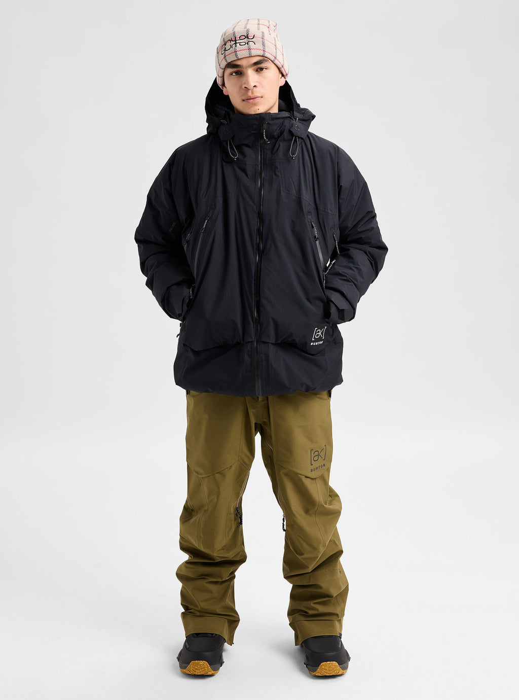 Men's Burton [ak] Swash Down Insulated GORE-TEX 2L Jacket - True Black - Burton Jacket Outerwear - alternate view 2