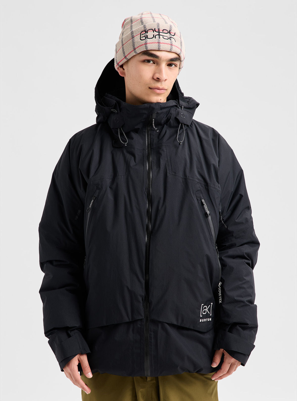 Men's Burton [ak] Swash Down Insulated GORE-TEX 2L Jacket - True Black - Burton Jacket Outerwear - alternate view 3