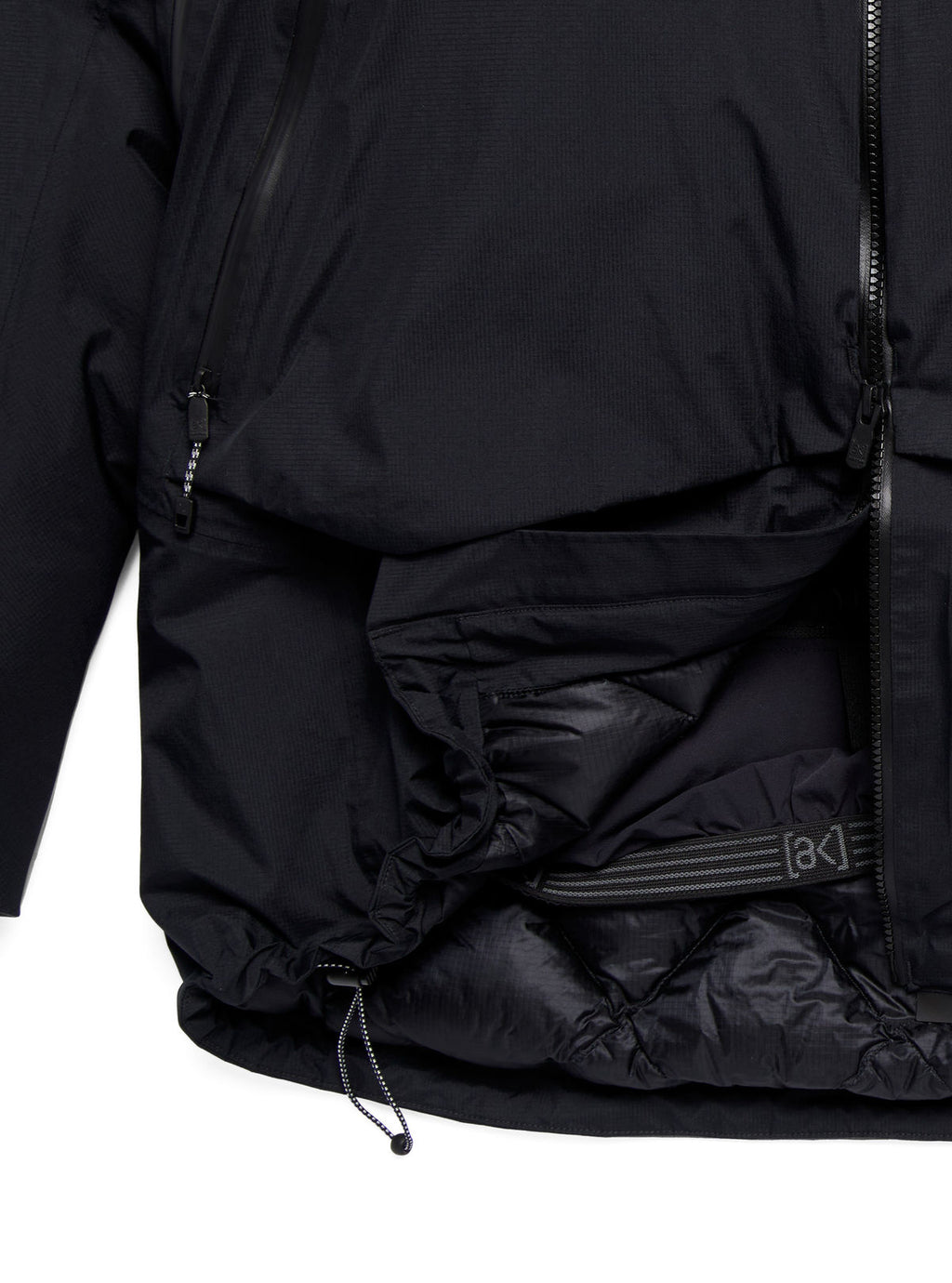 Men's Burton [ak] Swash Down Insulated GORE-TEX 2L Jacket - True Black - Burton Jacket Outerwear - alternate view 6