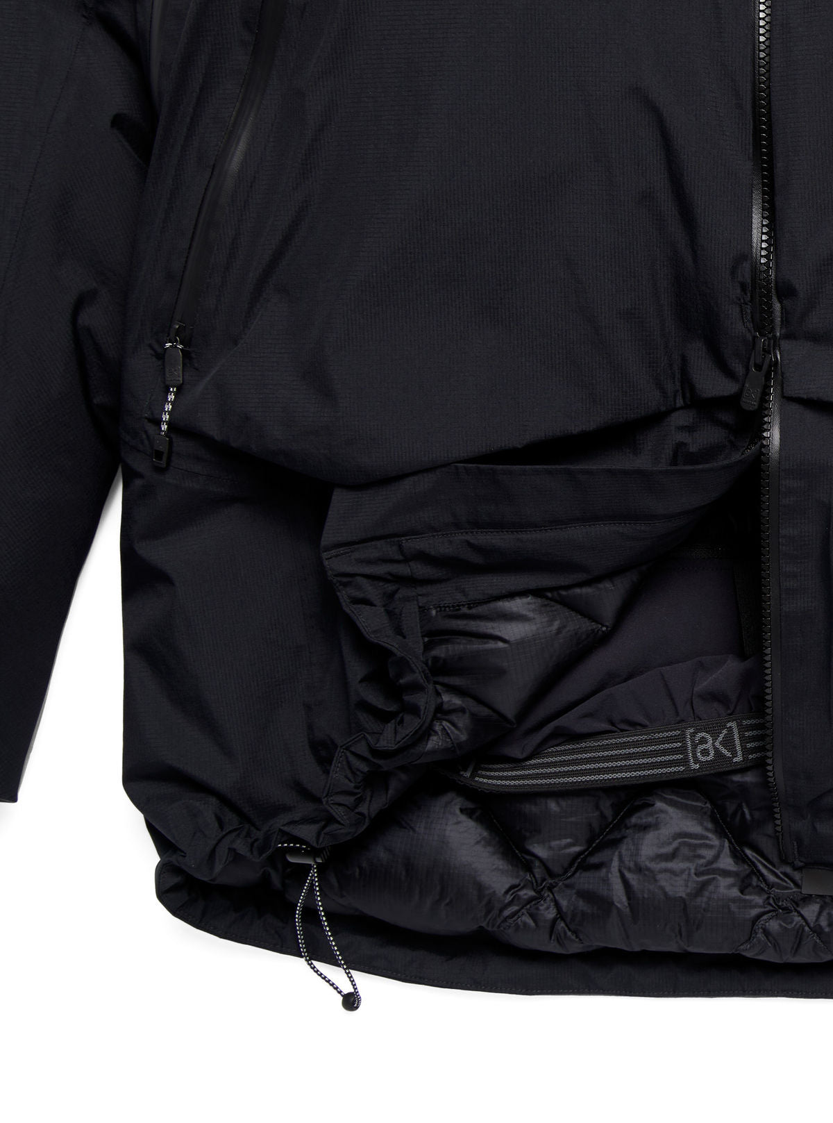 Men's Burton [ak] Swash Down Insulated GORE-TEX 2L Jacket - True Black - Burton Jacket Outerwear - alternate view 6