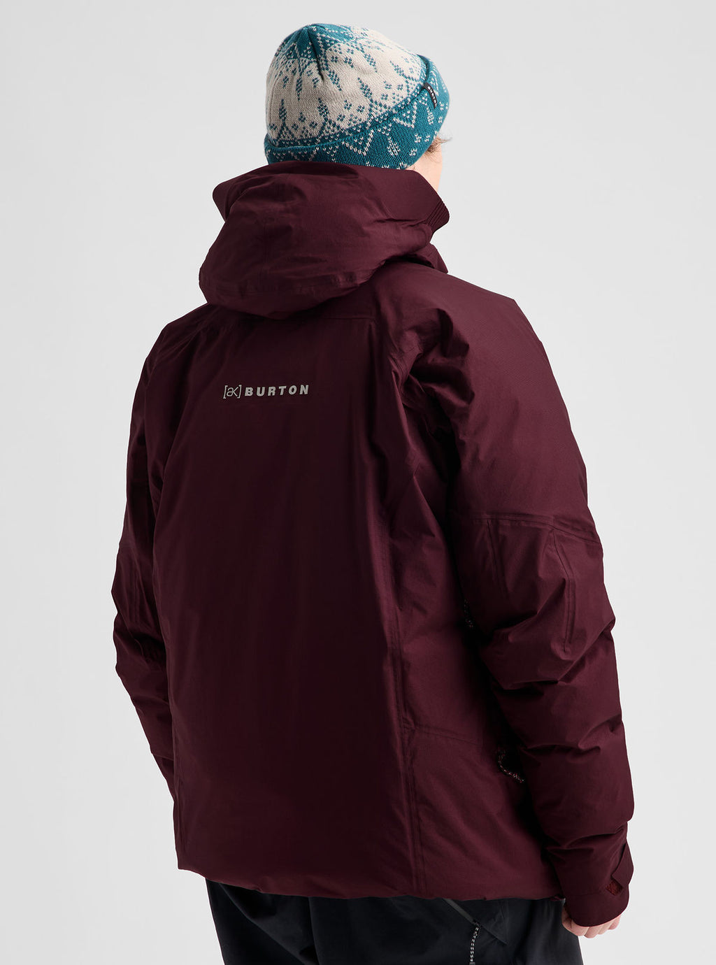 Men's Burton [ak] Swash Down Insulated GORE-TEX 2L Jacket - Rum Raisin - Burton Jacket Outerwear - alternate view 4