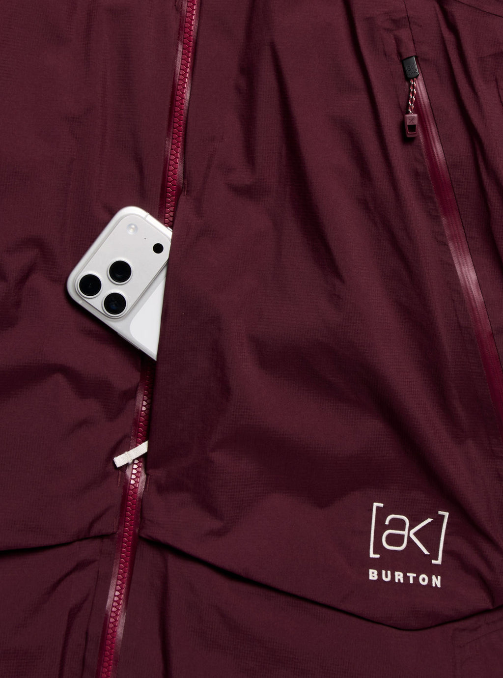 Men's Burton [ak] Swash Down Insulated GORE-TEX 2L Jacket - Rum Raisin - Burton Jacket Outerwear - alternate view 5