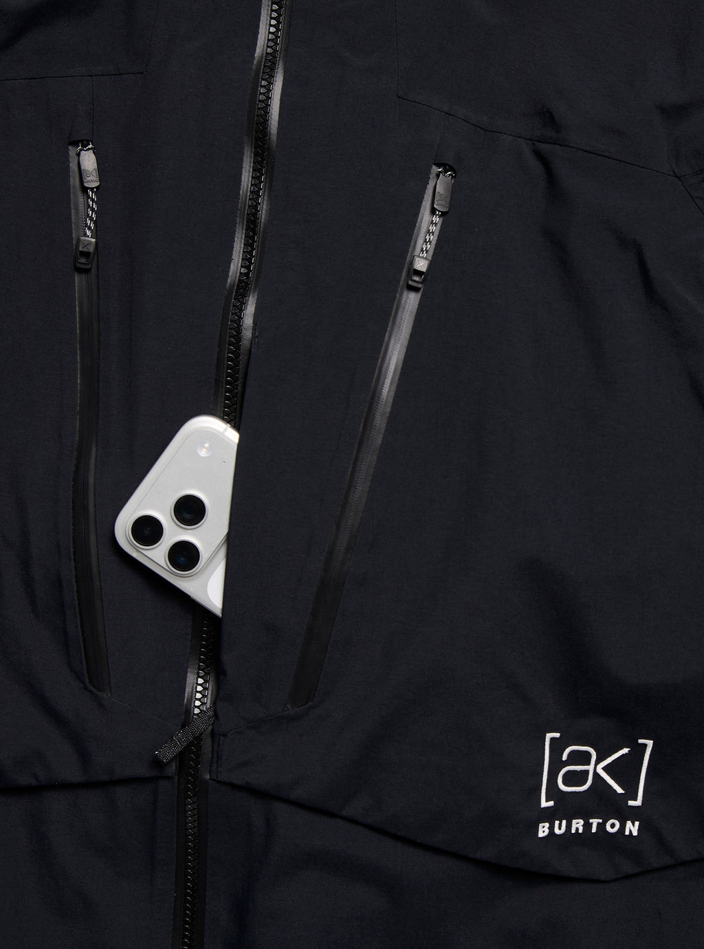 Men's Burton [ak] Swash Synthetic Insulated GORE-TEX 2L Jacket - True Black - Burton Jacket Outerwear - alternate view 5