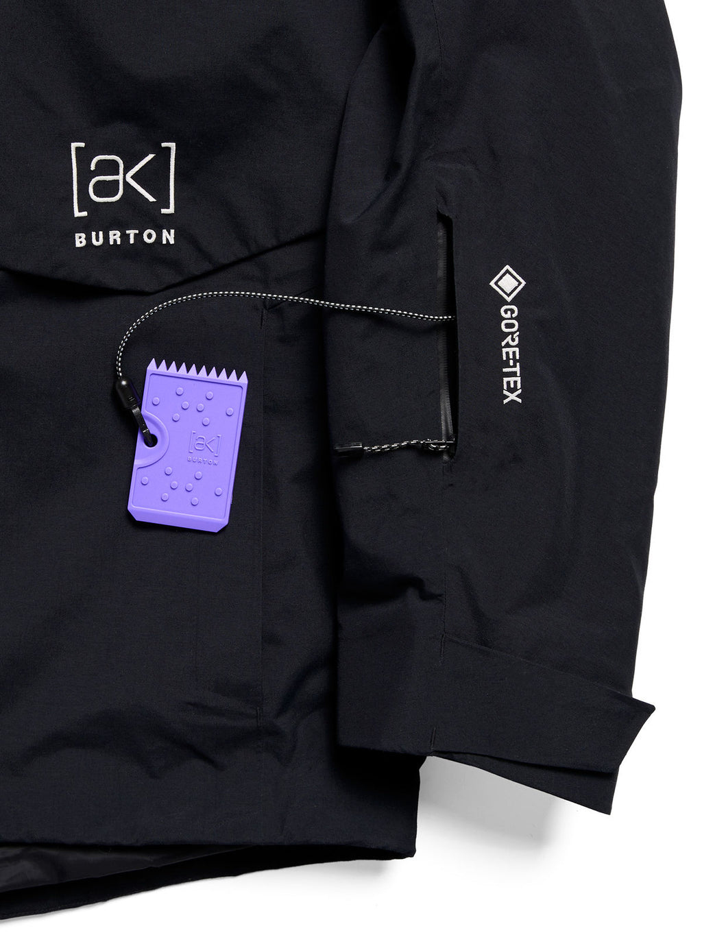 Men's Burton [ak] Swash Synthetic Insulated GORE-TEX 2L Jacket - True Black - Burton Jacket Outerwear - alternate view 7