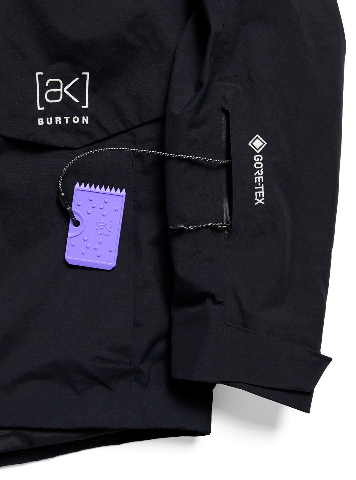 Men's Burton [ak] Swash Synthetic Insulated GORE-TEX 2L Jacket - True Black - Burton Jacket Outerwear - alternate view 7