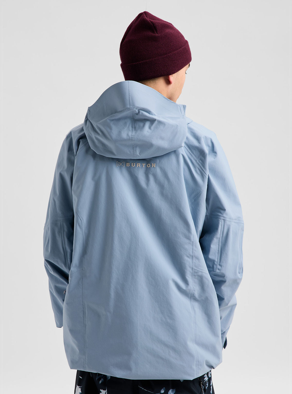 Men's Burton [ak] Swash Synthetic Insulated GORE-TEX 2L Jacket - Airstream Blue - Burton Jacket Outerwear - alternate view 4