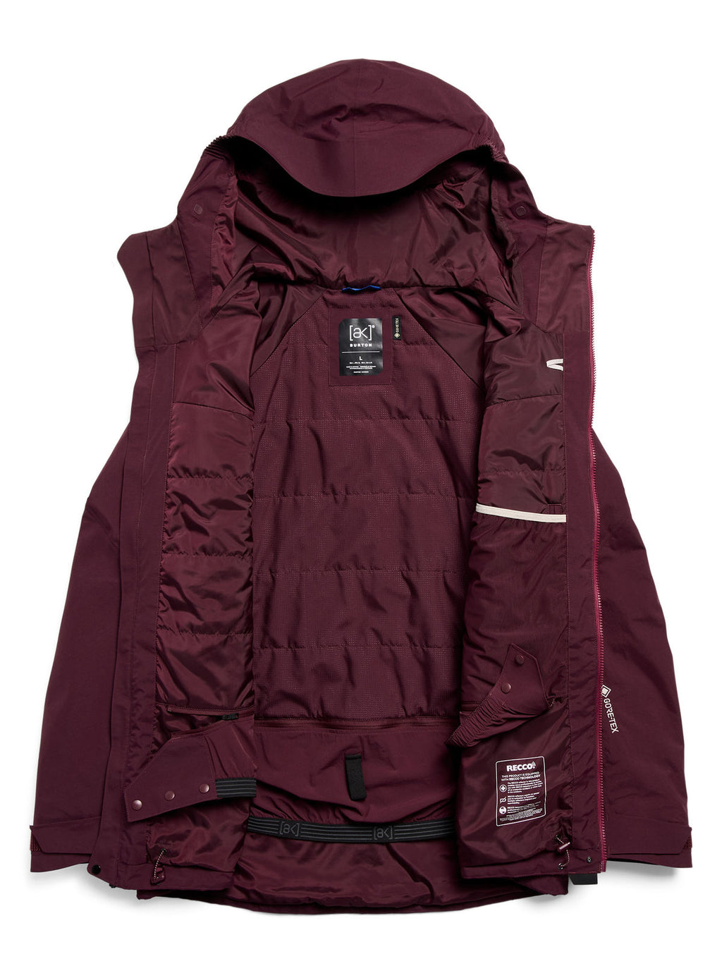 Men's Burton [ak] Swash Synthetic Insulated GORE-TEX 2L Jacket - Rum Raisin - Burton Jacket Outerwear - alternate view 9