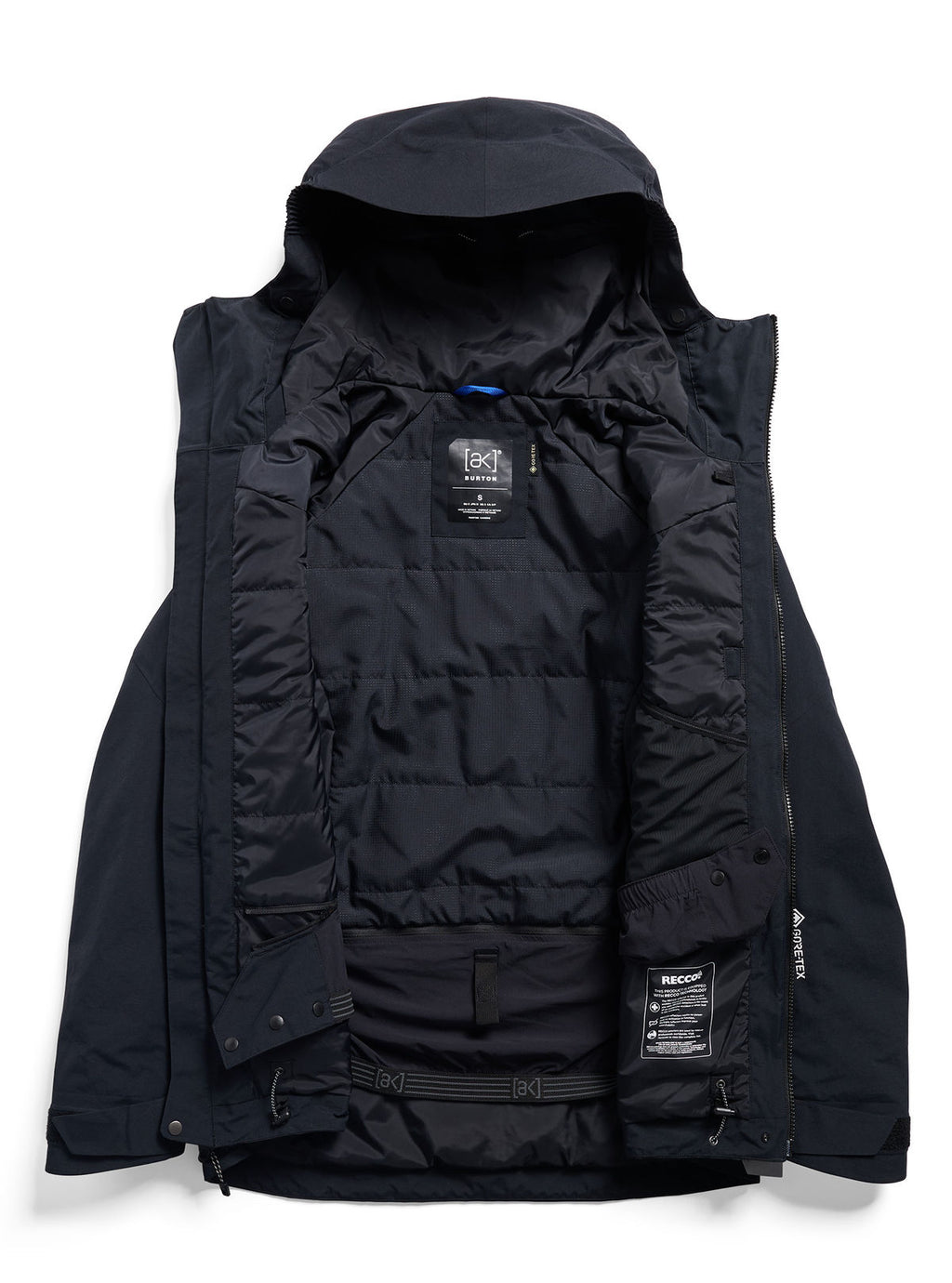 Women's Burton [ak] Swash Synthetic Insulated GORE-TEX 2L Jacket - True Black - Burton Jacket Outerwear - alternate view 9
