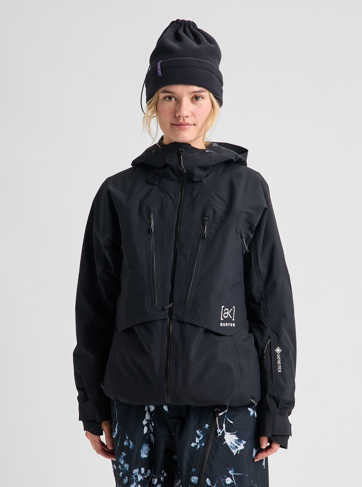 Women's Burton [ak] Swash Synthetic Insulated GORE-TEX 2L Jacket - True Black - Burton Jacket Outerwear - alternate view 3